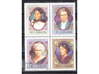 1993. Canada. Famous Canadian Women. Block