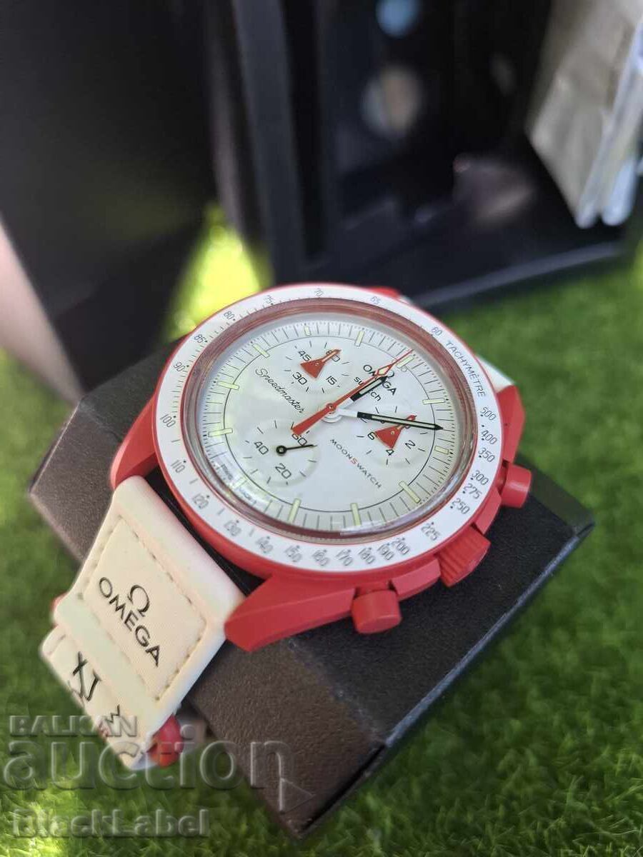 Auction OMEGA X SWATCH Moonswatch - Mission To Mars Auction OMEGA X SWATCH Moonswatch - Mission To Mars