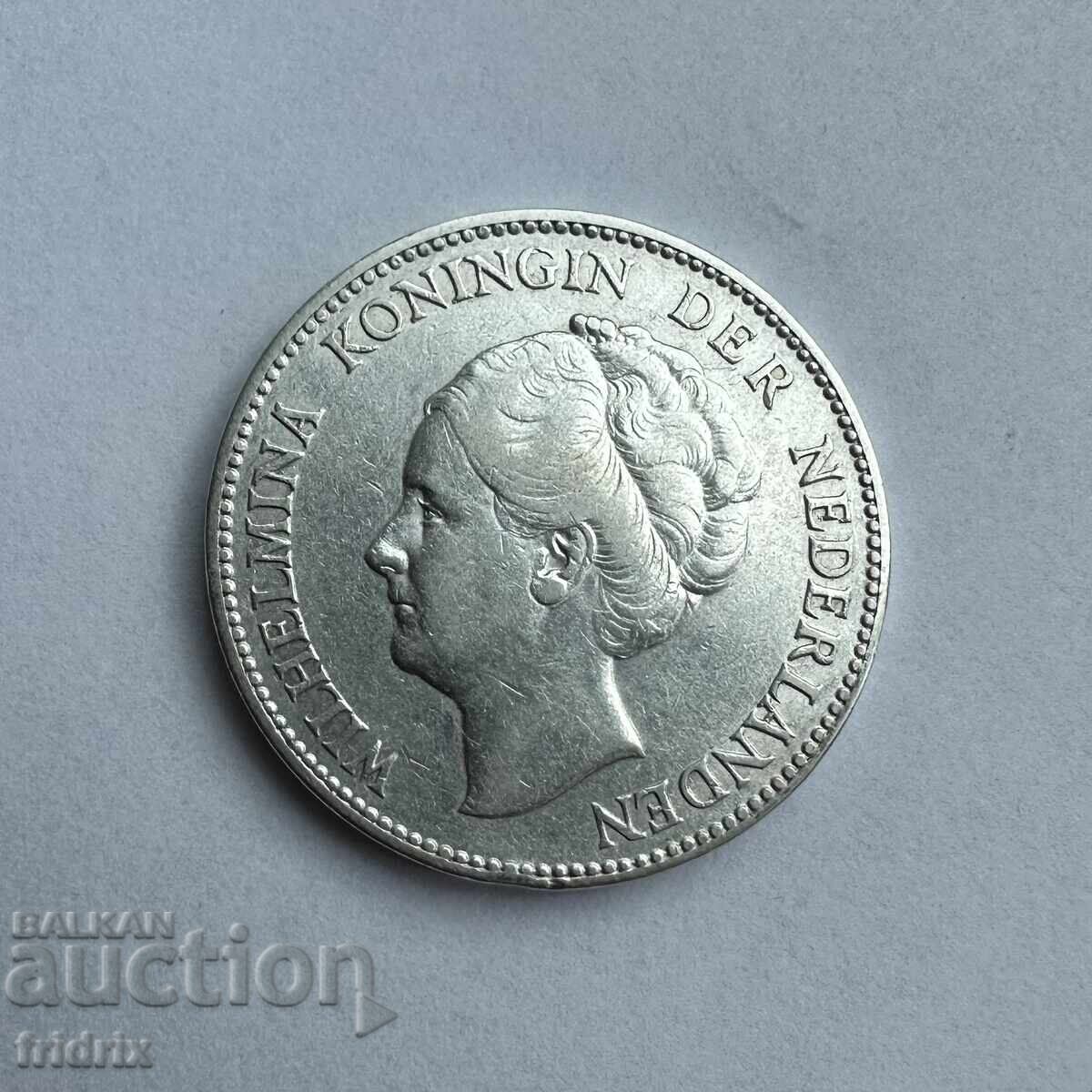 Ολλανδία 1 γκίλντερ / Netherlands 1 gulden 1923 silver ZH με τιμή 31.00 BGN | € 15.85