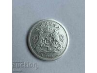Suedia 1 coroană argint / Sweden 1 krona 1898 ZH