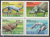 1993. Canada. Prehistoric Dinosaurs. Block
