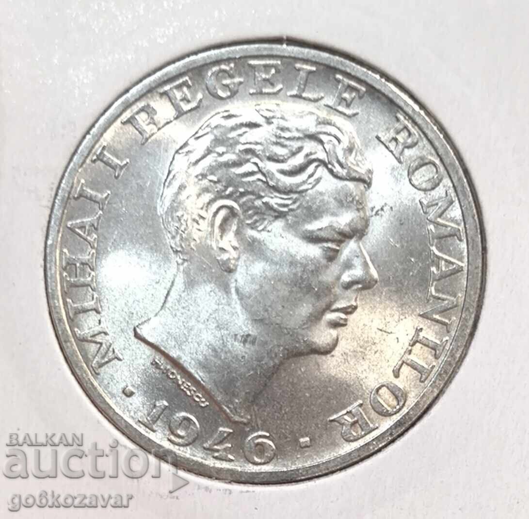 Аукцион Румъния 25000 Лей 1946г Сребро UNC топ монета ! ! !