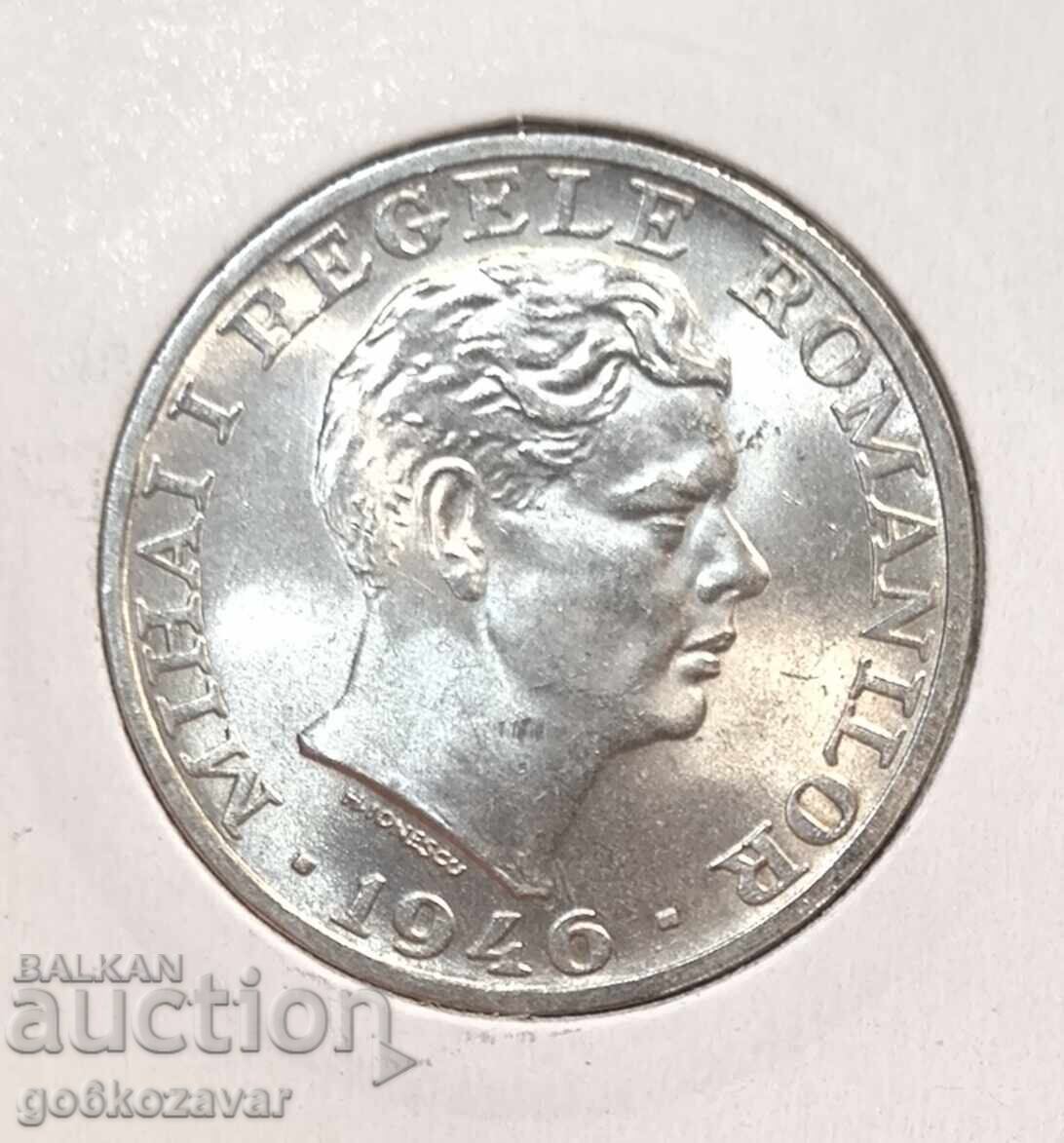 Румъния 25000 Лей 1946г Сребро UNC топ монета ! ! ! - 5