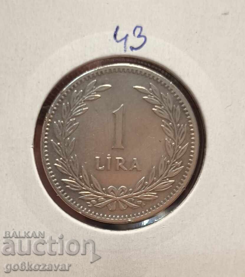 Τουρκία 1 λίρα 1947 Σίλβερ ! Τουρκία 1 λίρα 1947 Σίλβερ !