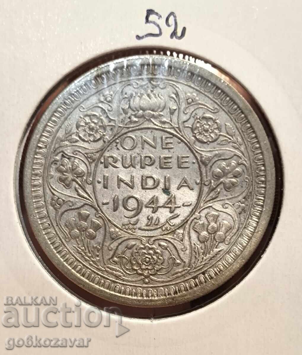 India Britanică 1 rupie 1944 Argint ! - 5 India Britanică 1 rupie 1944 Argint ! - 5