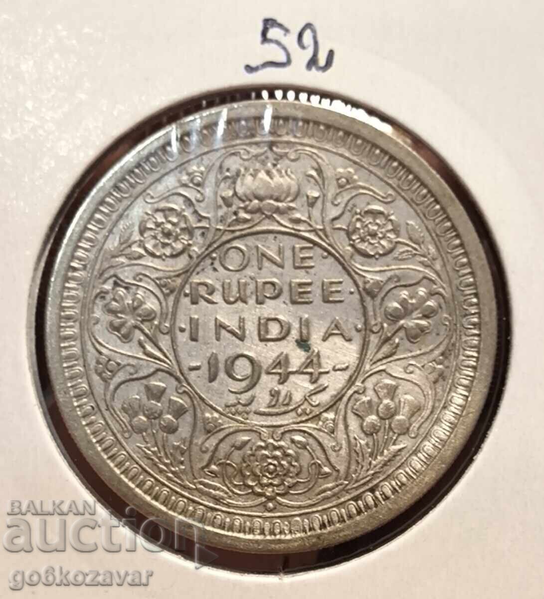 India Britanică 1 rupie 1944 Argint ! India Britanică 1 rupie 1944 Argint !