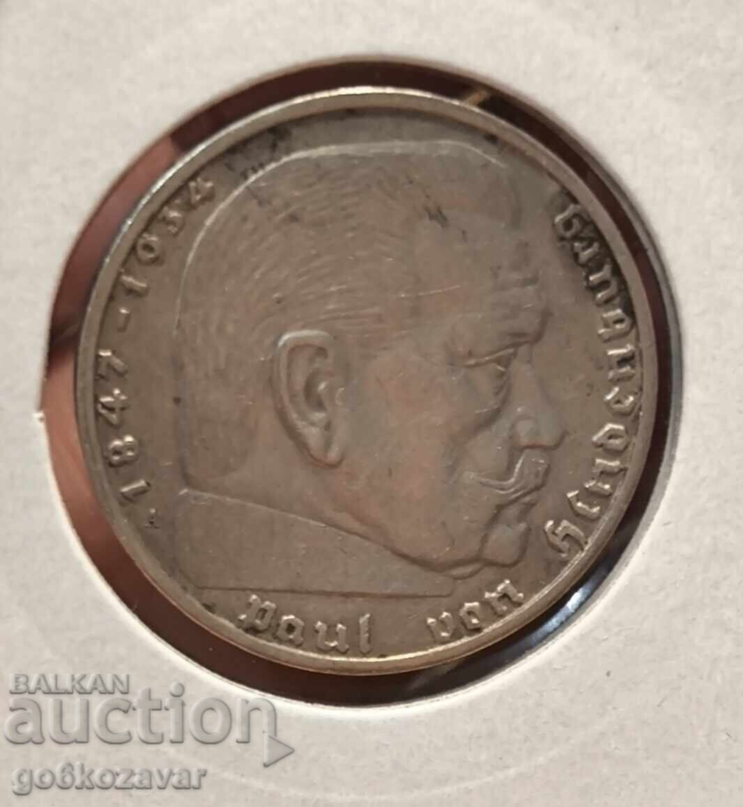 Γερμανία Τρίτο Ράιχ 2 Μάρκα 1938 Ασήμι ! με τιμή 27.00 BGN | € 13.80