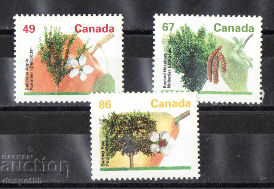 1992. Канада. Плодови и орехови дървета.