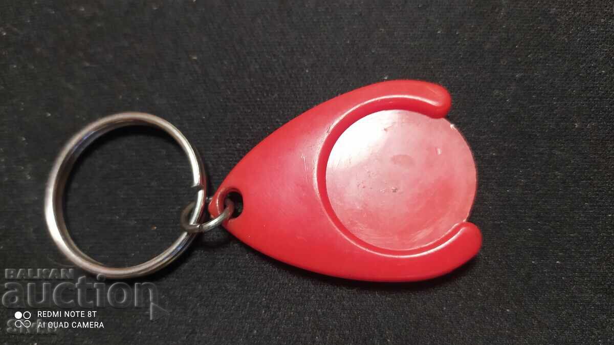 Μπρελόκ με μάρκα για καρότσι σούπερ μάρκετ Μπρελόκ με μάρκα για καρότσι σούπερ μάρκετ