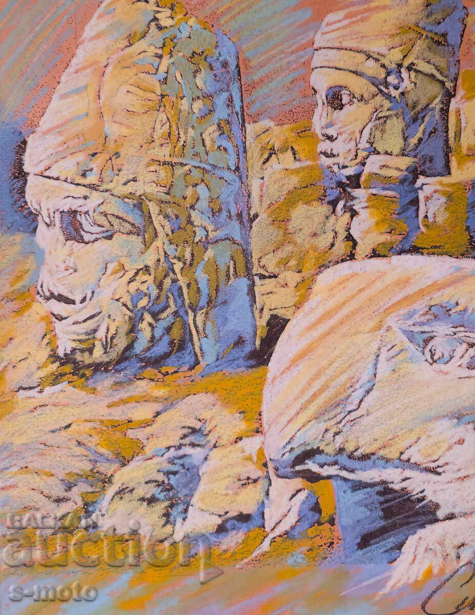 Graphics, mixed media, abstract composition - 5