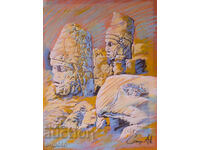 Γραφικά, μικτές τεχνικές, αφηρημένη σύνθεση