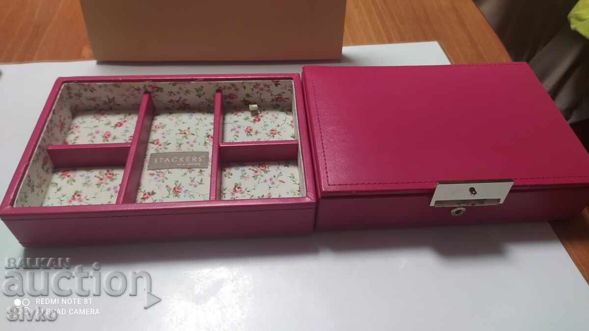 Cutie de bijuterii, de firmă, dublă - 5