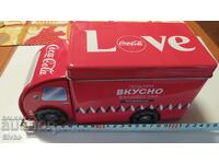 Cutie camion reclamă Coca Cola