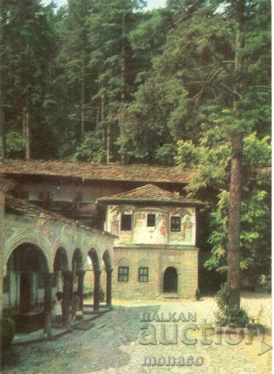 Παλιά καρτ ποστάλ - Μονή Τροίας