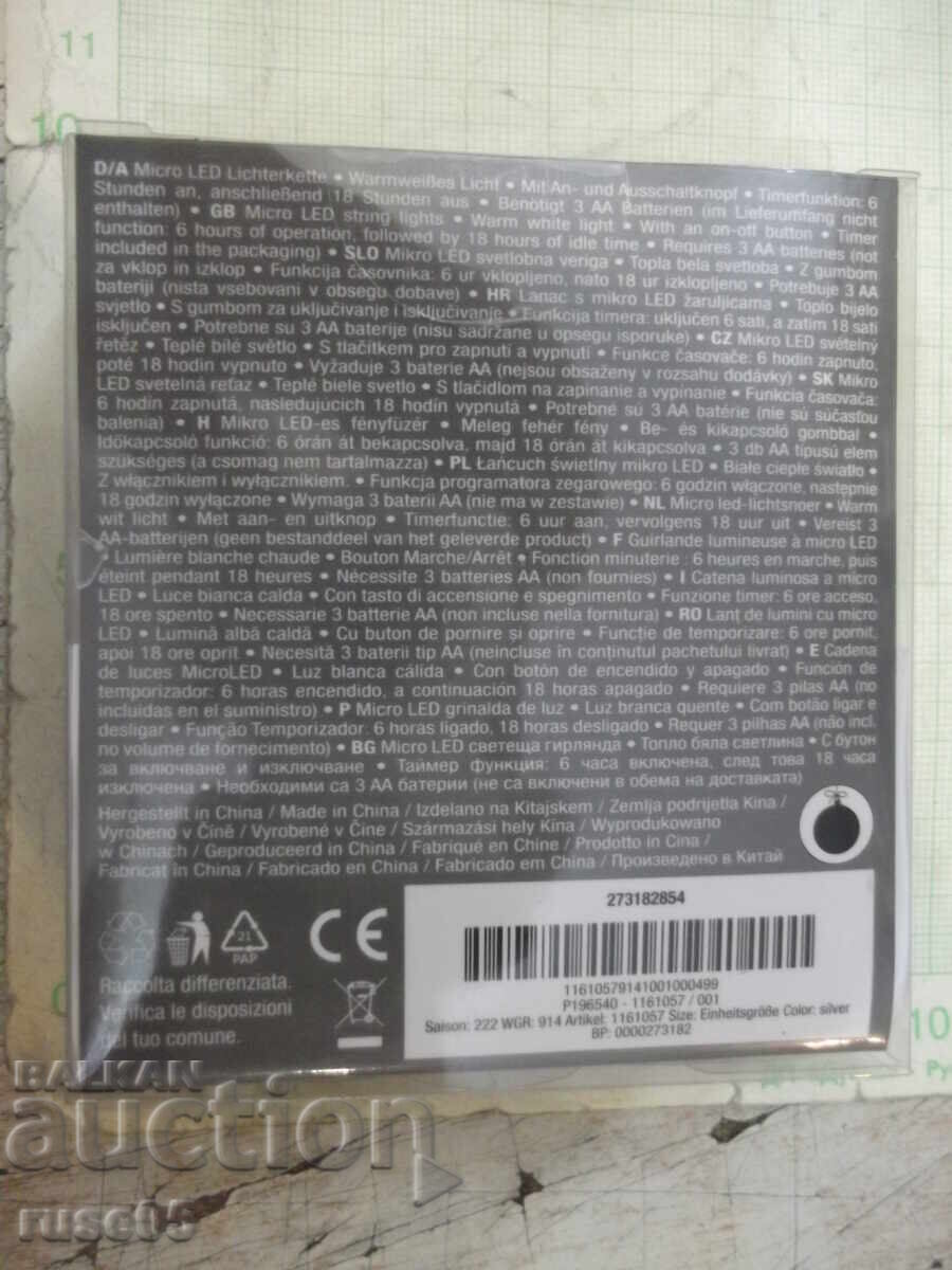 Livrarea Ghirlandă micro LED luminoasă Livrarea Ghirlandă micro LED luminoasă