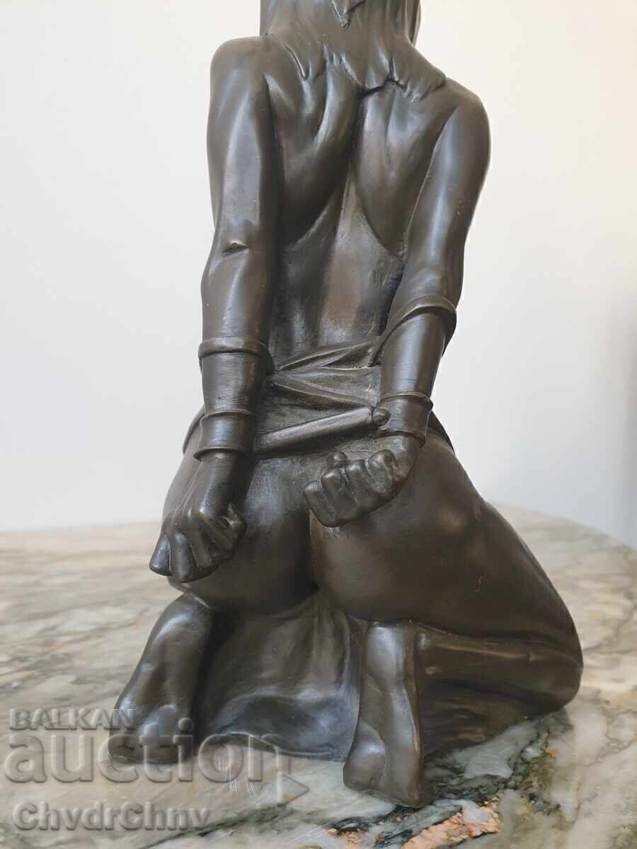 Bronze sculpture / erotic / figure naked woman / statuette - 7