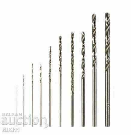 Auction  10 pcs. Mini drills 0.5 - 3 mm. small dremel drill bits