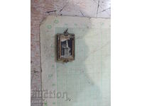 Висулка диплянка "Дрѣновски монастиръ" в метална рамка стара