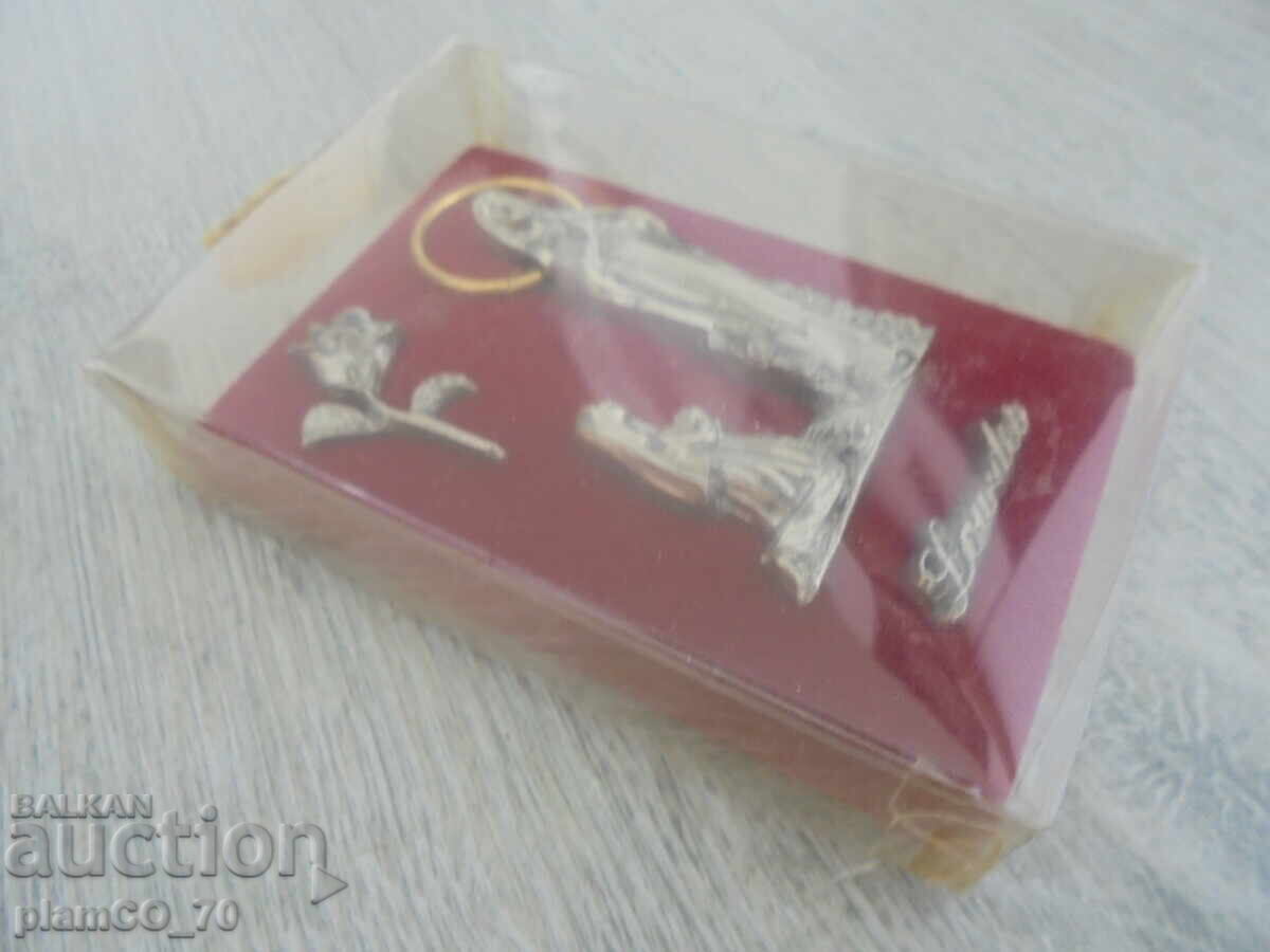 №8123 Old Italian Religious Souvenir - Lourdes - 5 №8123 Old Italian Religious Souvenir - Lourdes - 5