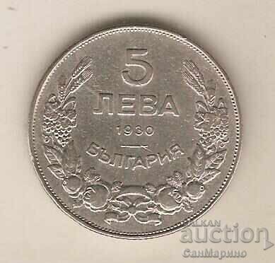 +Bulgaria 5 leva 1930 g