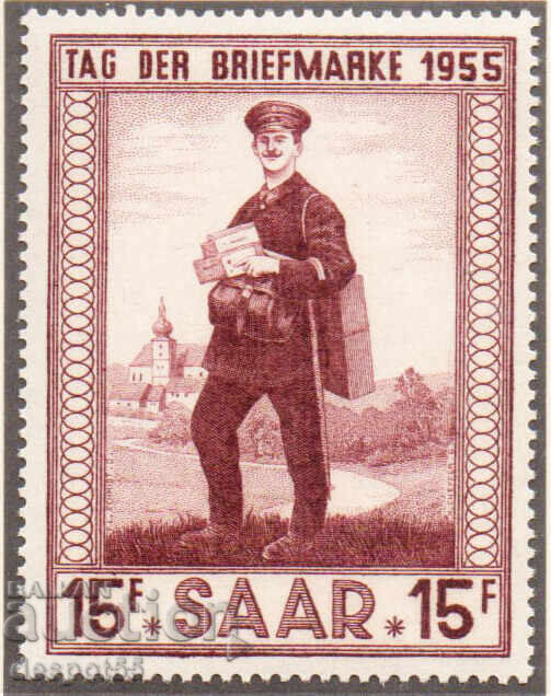 1955. ΣΑΑΡ, Γερμανία. Ημέρα γραμματοσήμου