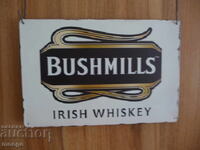 Μεταλλική πινακίδα Bushmills Irish Whiskey Ιρλανδικό ουίσκι μπαρ