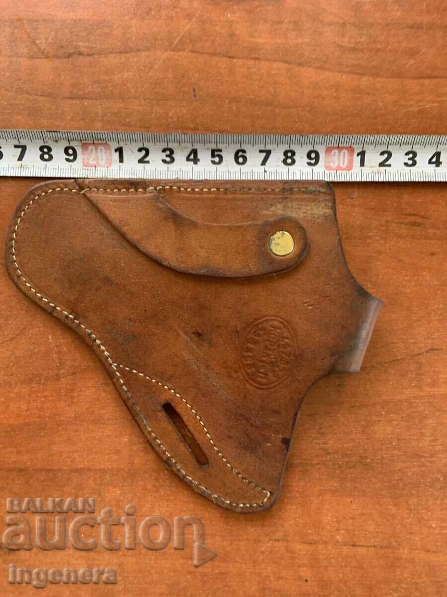 Δημοπρασία Θήκη πιστολιού δερμάτινη, μαρκαρισμένη Δημοπρασία Θήκη πιστολιού δερμάτινη, μαρκαρισμένη