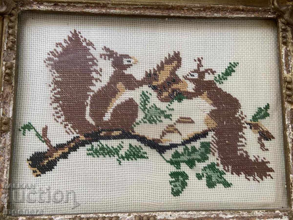 EARLY SOCIETY TAPESTRY SEWED PANEL WOOD FRAME with price 23.00 BGN | € 11.76