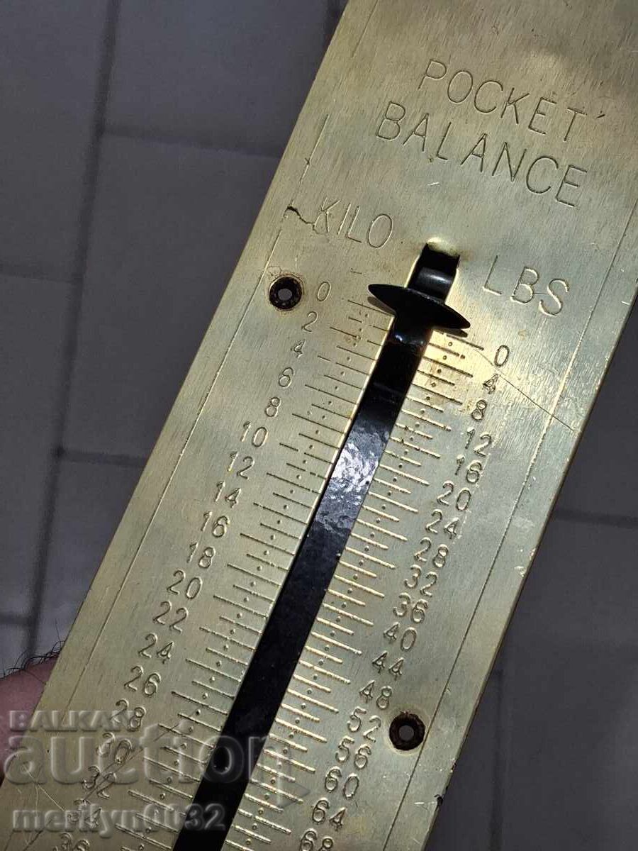 Delivery of Star pocket scale, in kilograms and pounds, scale, balance