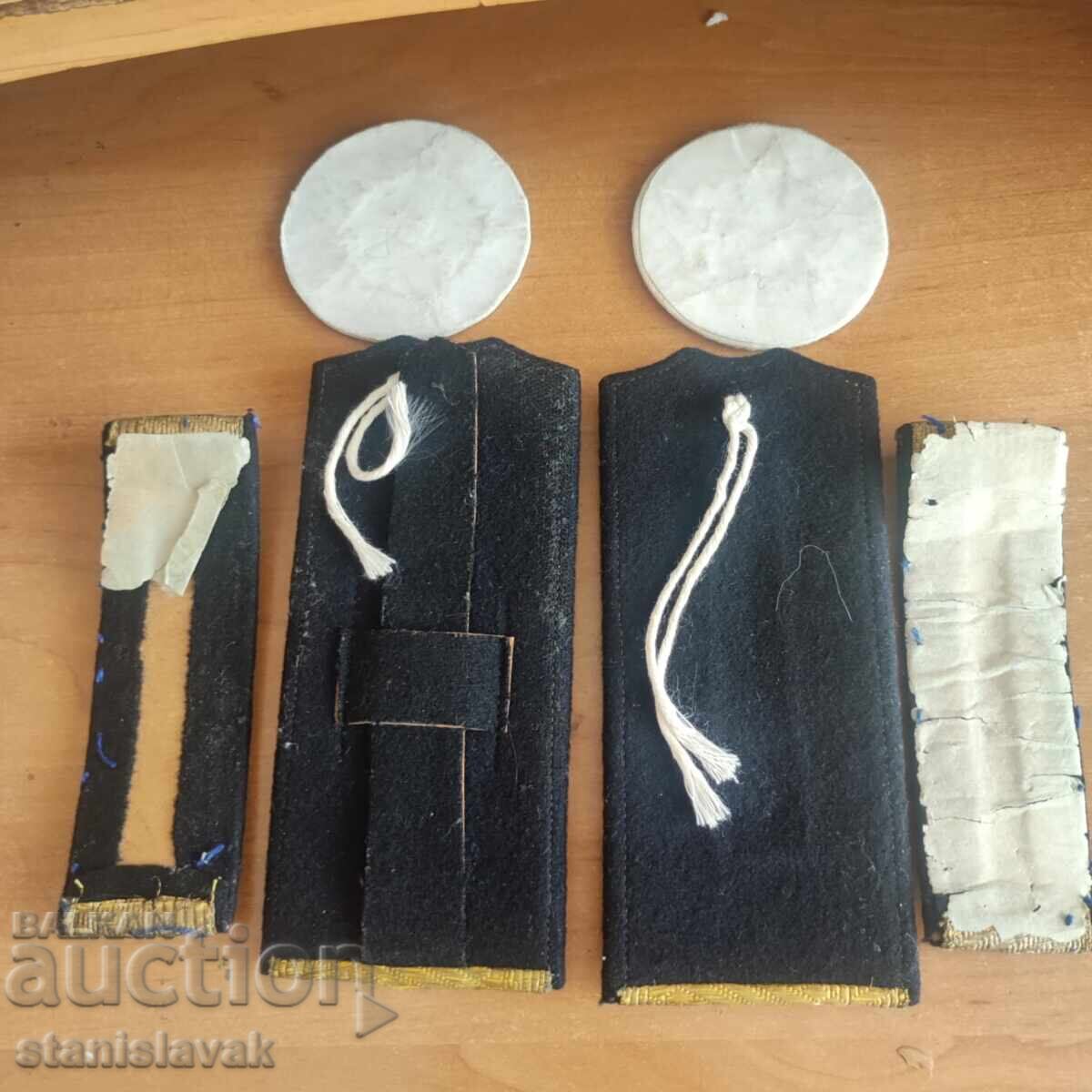 Комплект парадни пагони контраадмирал - ранен соц. 1950 г. - 6