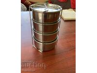 SEFERTAS "MILTON" Four Cups Stainless Steel