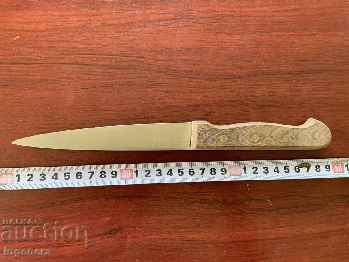 НОЖ КУХНЕНСКИ МАРКОВ ШЕФИЛД АНГЛИЯ С АВТОГРАФ с цена 68.00 лв. | € 34.77