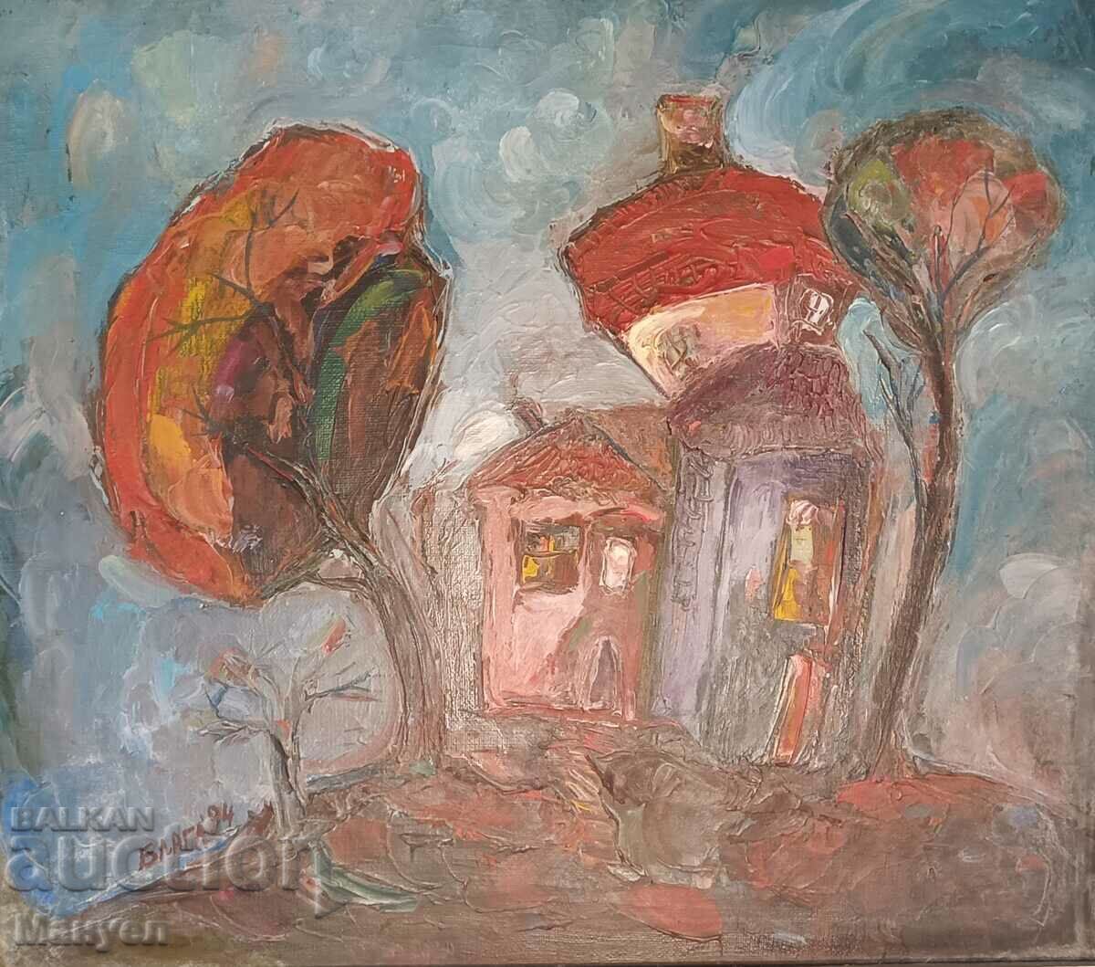 Продавам картина в стил" наивизъм". с цена 150.00 лв. | € 76.69 Продавам картина в стил" наивизъм". с цена 150.00 лв. | € 76.69