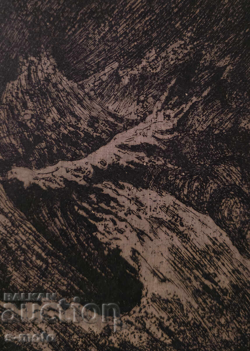 Παράδοση Παλιά χαρακτική, οξύγραφη θαλασσινά κύματα Παράδοση Παλιά χαρακτική, οξύγραφη θαλασσινά κύματα