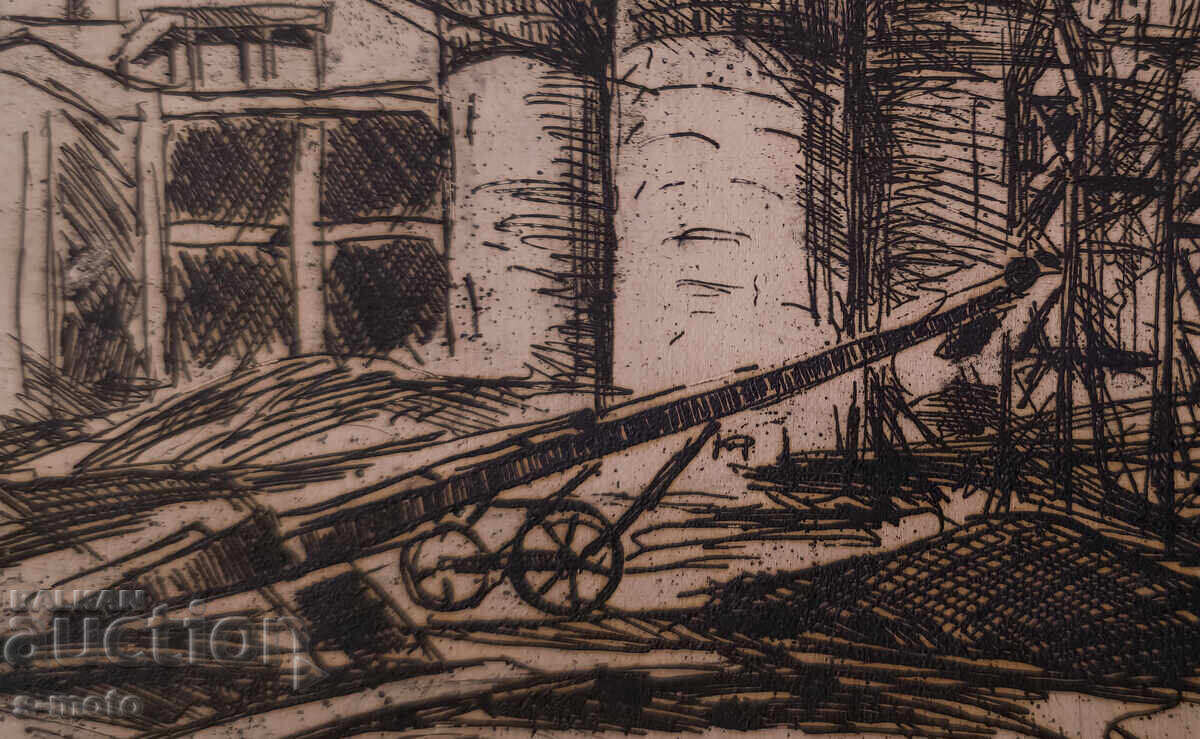 Παλιά χαρακτική, οξύγραφη, συνδυασμός - 5