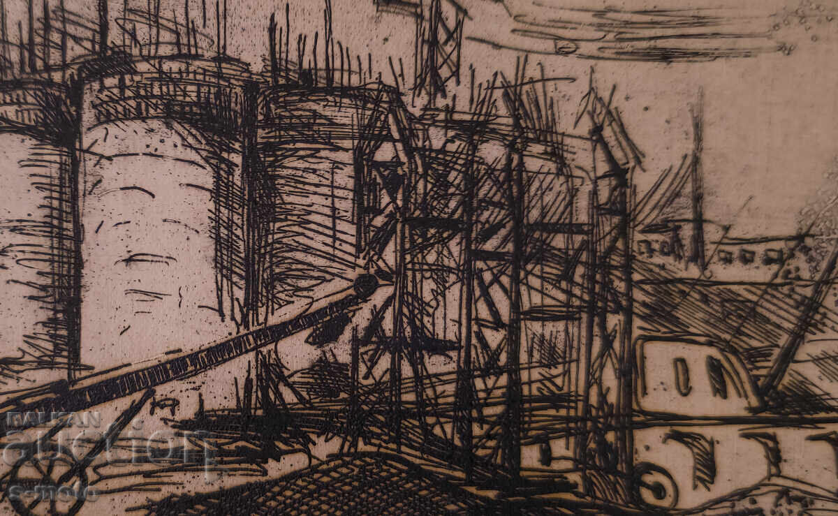 Παλιά χαρακτική, οξύγραφη, συνδυασμός - 6