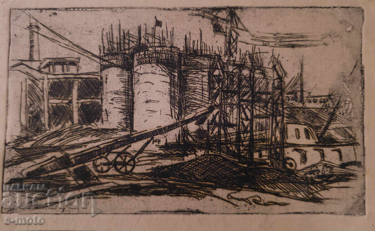 Παλιά χαρακτική, οξύγραφη, συνδυασμός