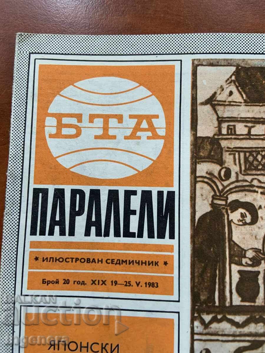 REVISTA "BTA PARALELE" NR.20/1983 cu preț 3.00 BGN | € 1.53