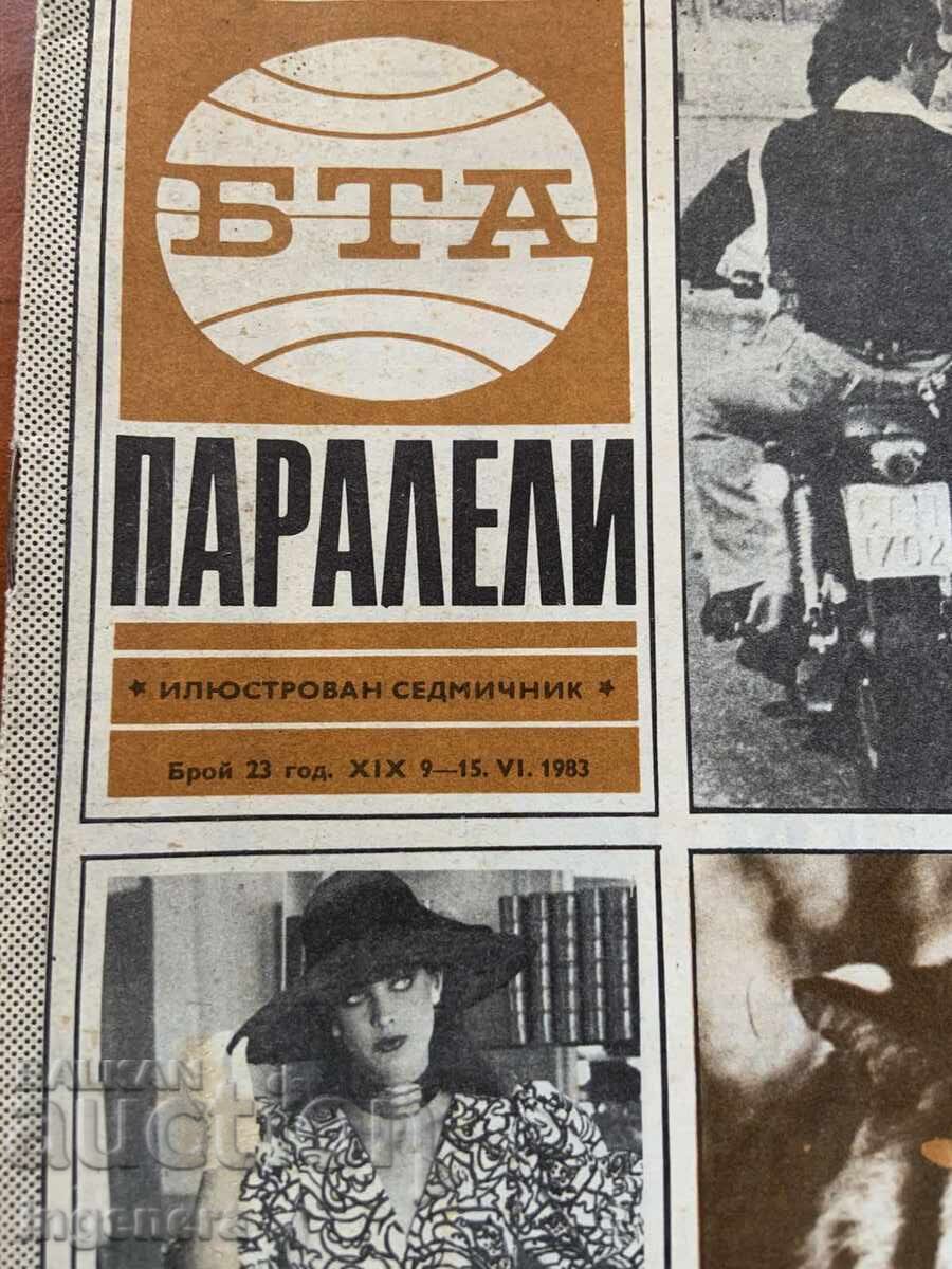 ΠΕΡΙΟΔΙΚΟ "BTA ΠΑΡΑΛΛΗΛΟΙ" ΑΡ.23/1983 με τιμή 3.00 BGN | € 1.53