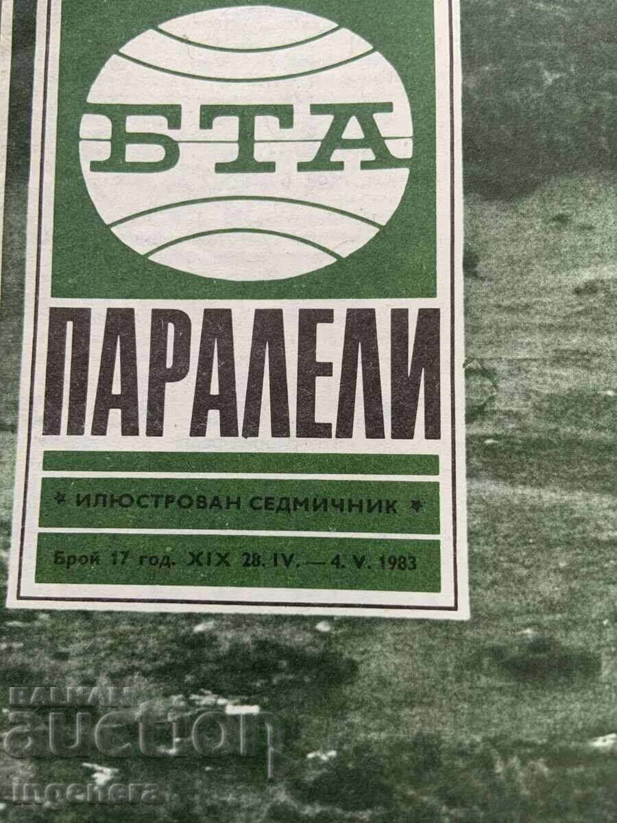 ΠΕΡΙΟΔΙΚΟ "BTA ΠΑΡΑΛΛΗΛΟΙ" ΑΡ.17/1983 με τιμή 3.00 BGN | € 1.53