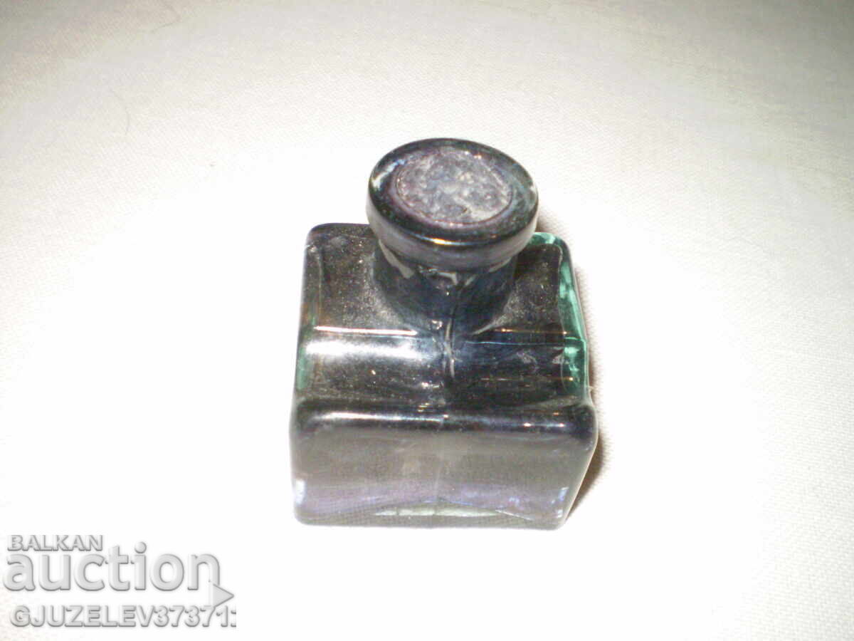 Secolul al XIX-lea, mică călimară de sticlă - 7