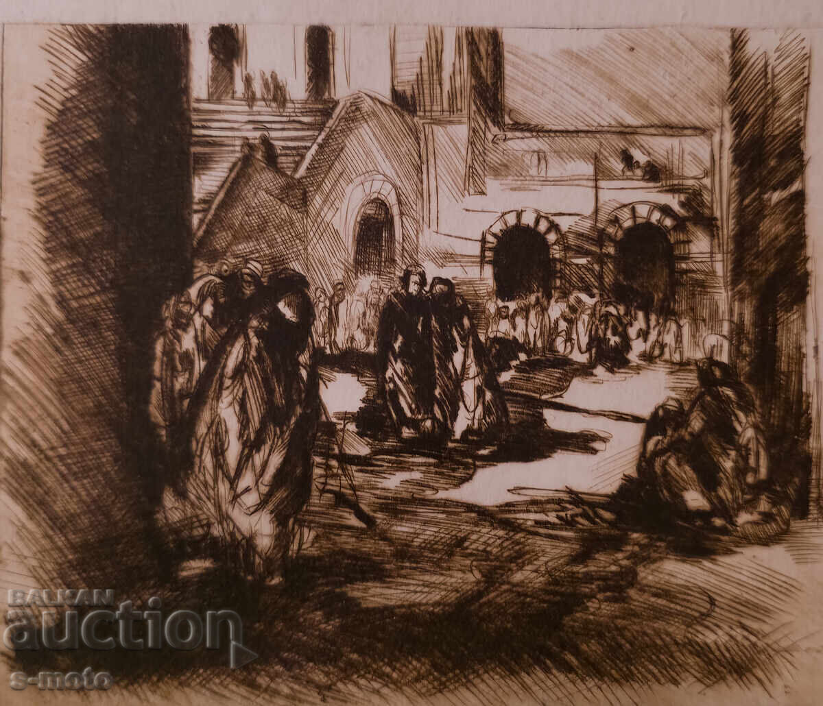 Стара графика, суха игла, Пазар