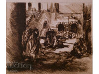 Παλιά χαρακτικά, ξηρή χάραξη, Αγορά