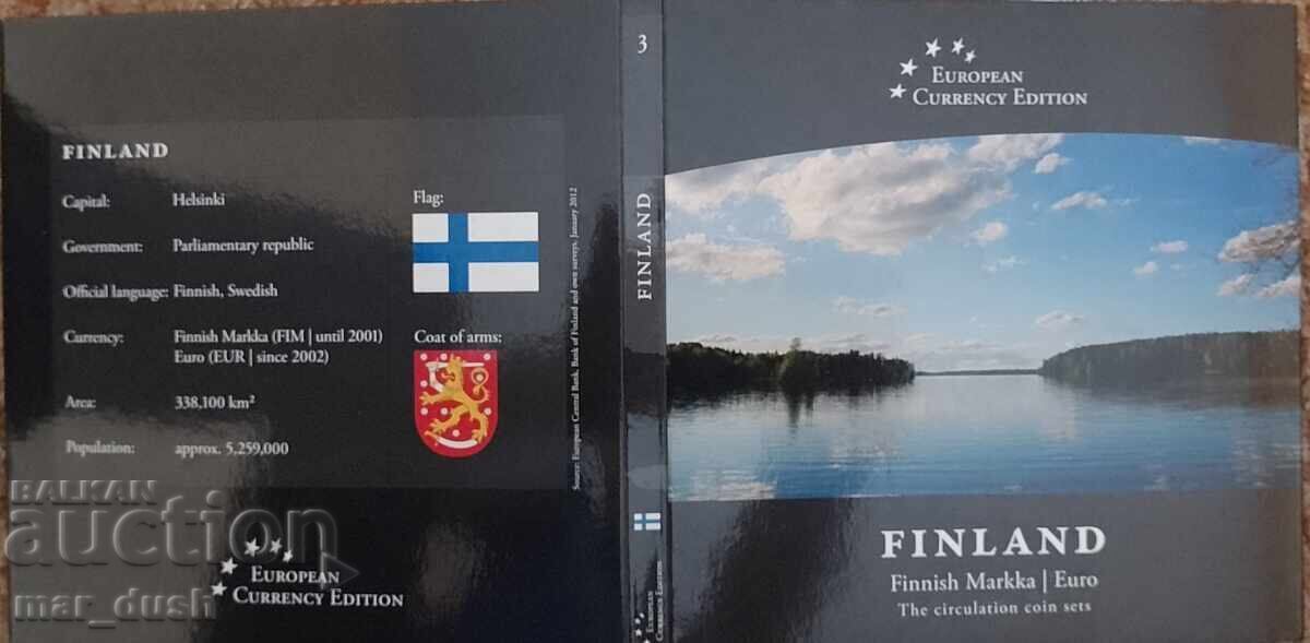 Finlanda. Album de lux cu monede înainte și după euro - 5