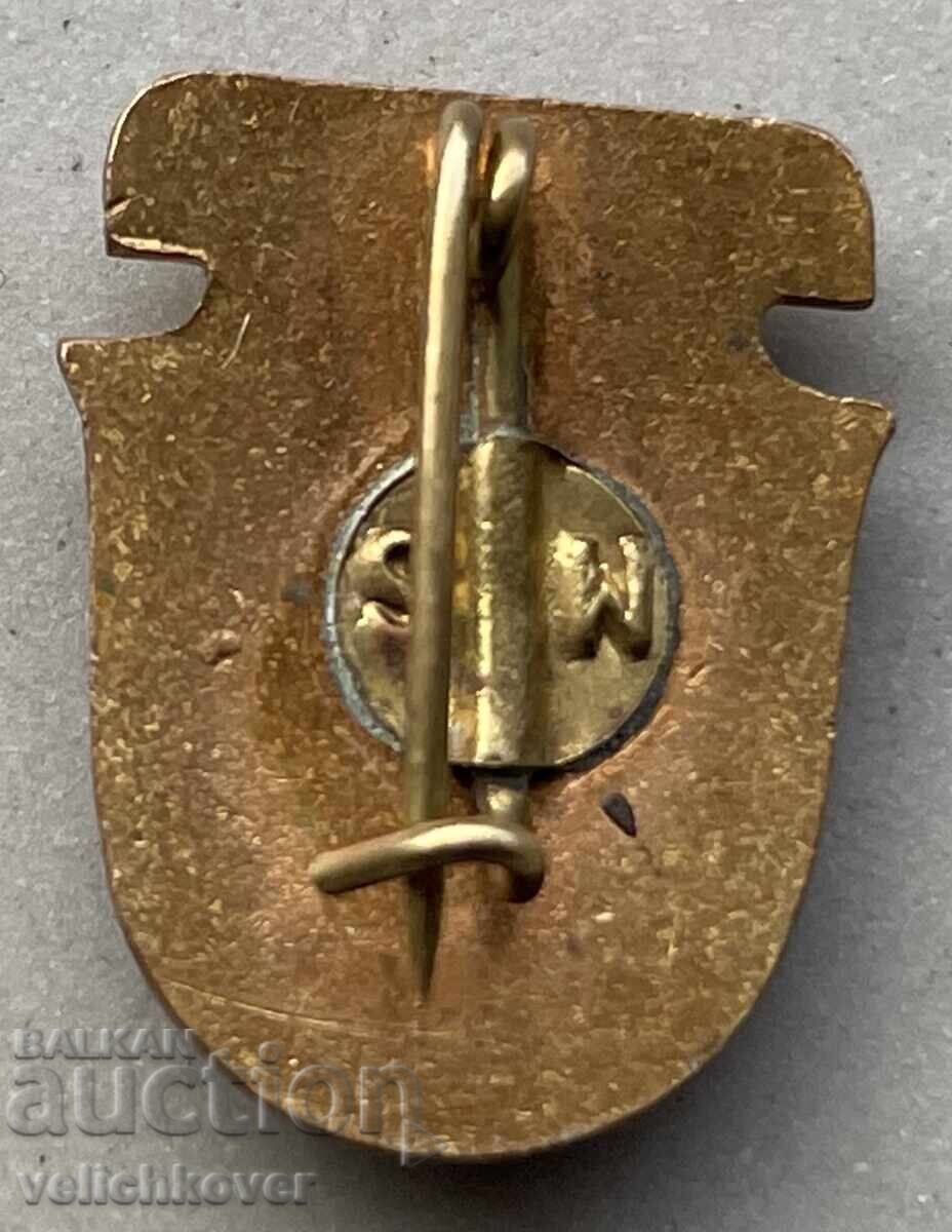 40250 Румъния знак Румънска федерация по шах мат емайл 60-те с цена 8.00 лв. | € 4.09