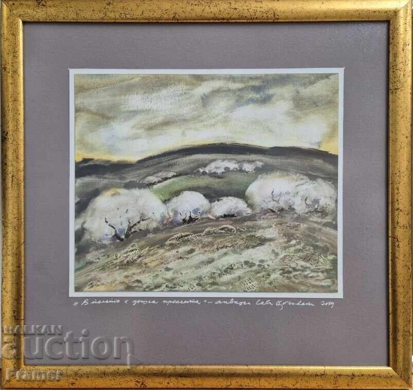 Watercolor by the great artist STOLETNIKA Sava Tsonovski 8i Watercolor by the great artist STOLETNIKA Sava Tsonovski 8i