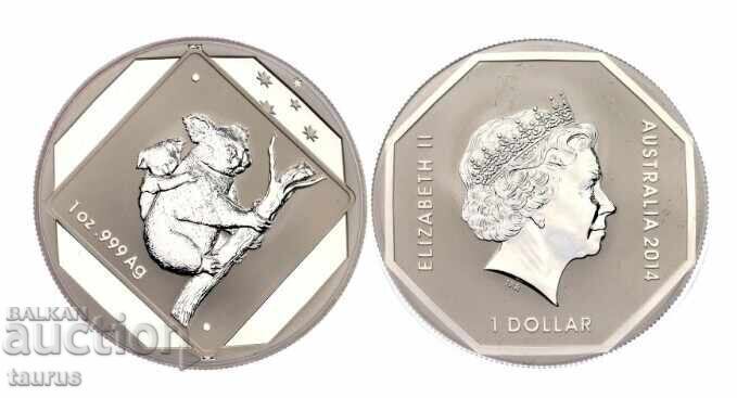 $1 Australian Road Signs, Koala 2014 $1 Australian Road Signs, Koala 2014