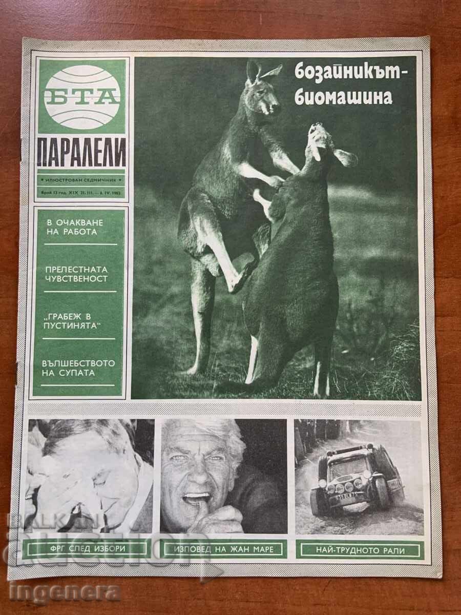 "BTA PARALLELS" MAGAZINE NO. 13/1983