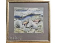 Watercolor by the great artist STOLETNIKA Sava Tsonovski 8th