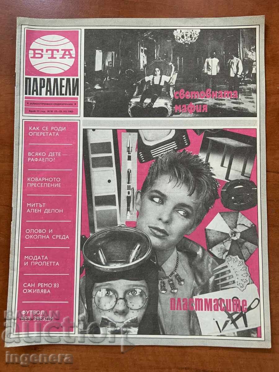 СПИСАНИЕ "БТА ПАРАЛЕЛИ" БР.11/1983 Г.